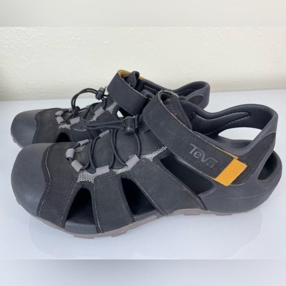 Teva Men’s Flintwood Sandal 1118941 Black & Yellow main image 10